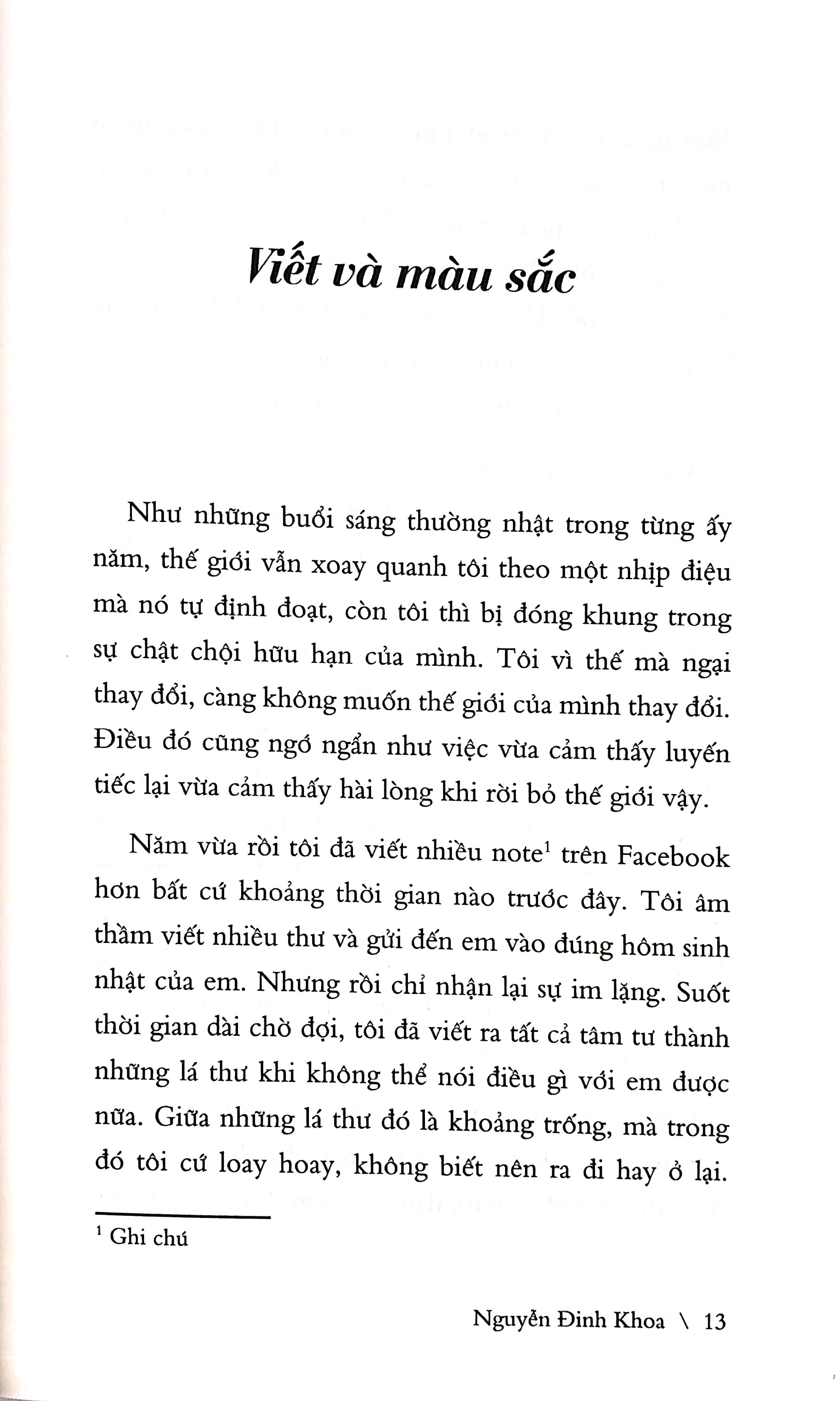 Trở Về Một Đứa Trẻ (Tản Văn)