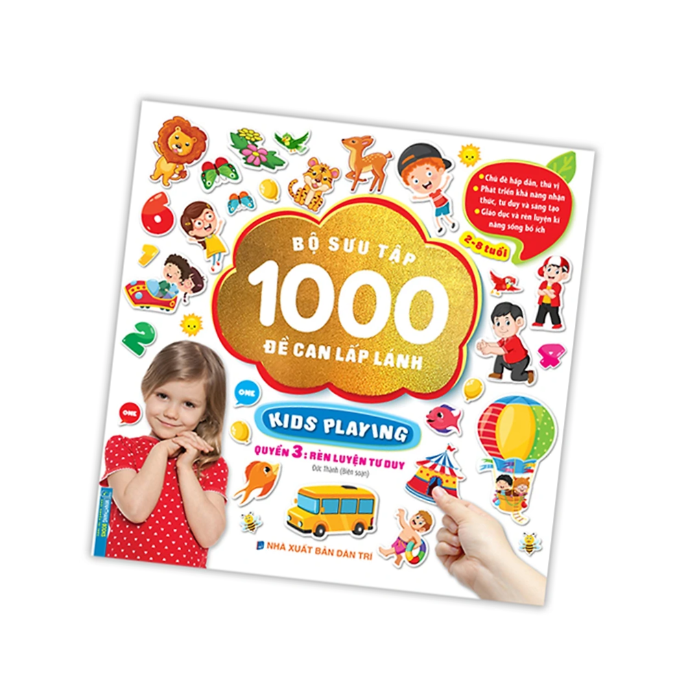 Bộ Sưu Tập 1000 Đề Can Lấp Lánh - QUYỂN 3 : Rèn Luyện Tư Duy