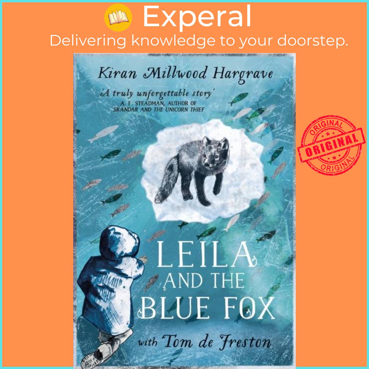 Sách - Leila and the Blue Fox by Tom de Freston (UK edition, paperback)