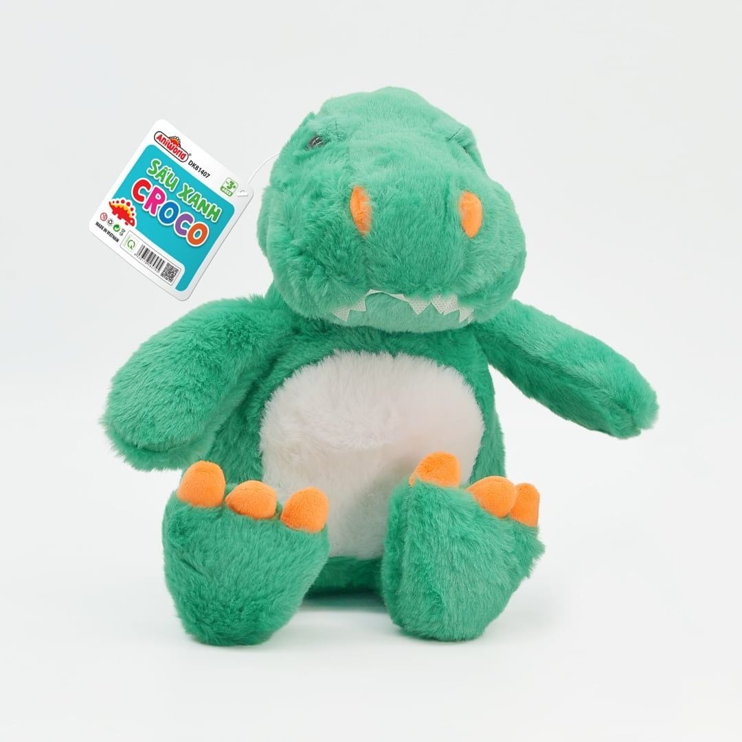 Đồ Chơi Duka: Gấu Bông Sấu Xanh Croco DK81407