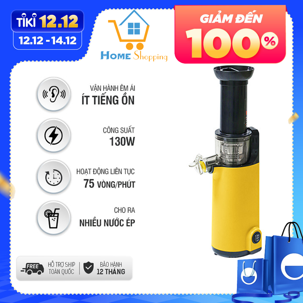 Máy Ép Chậm Mini Rau Củ Quả Tiện Lợi, Dung Tích 500Ml, Giữ 99% Hàm Lượng Dinh Dưỡng, Không Cặn - Hàng Chính Hãng