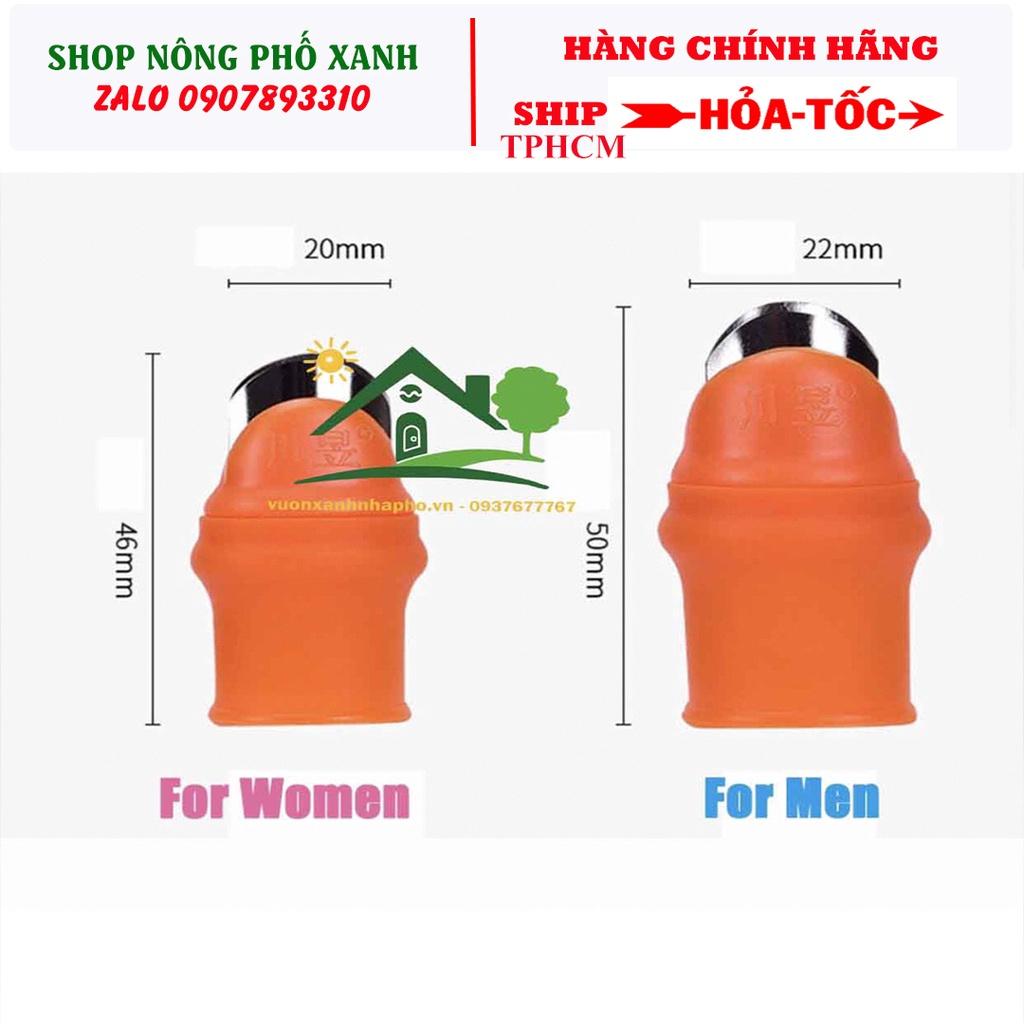 Bộ dụng cụ dao móng tay và bao tay xỏ ngón siêu tiện lợi hái rau thu hoặc trái làm bếp rất nhanh