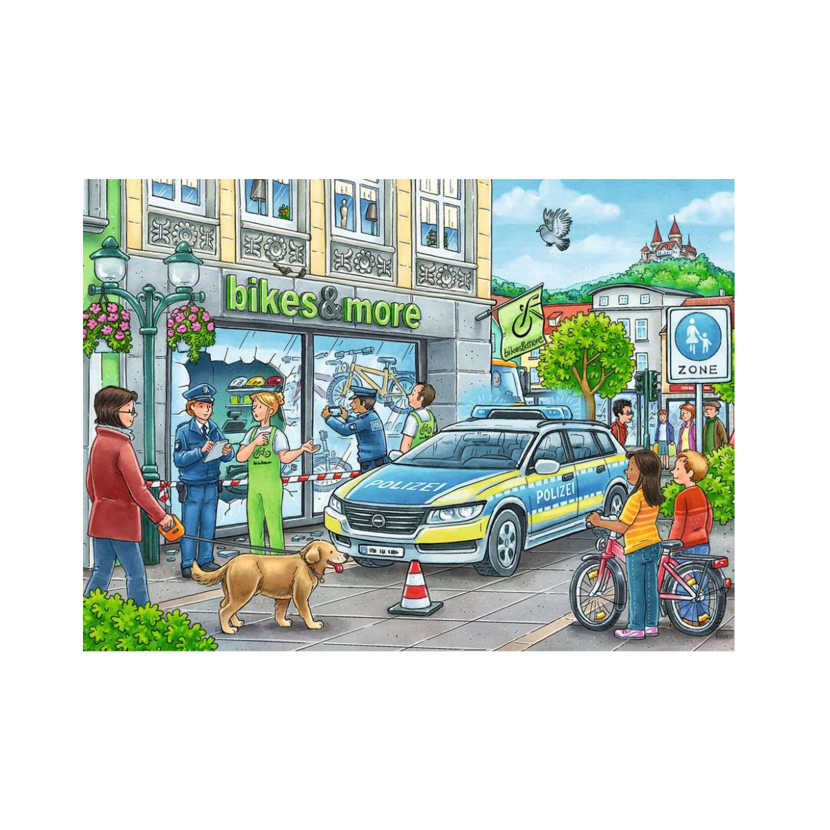 Xếp hình puzzle Police at Work 2 bộ 24 mảnh RAVENSBURGER 050314