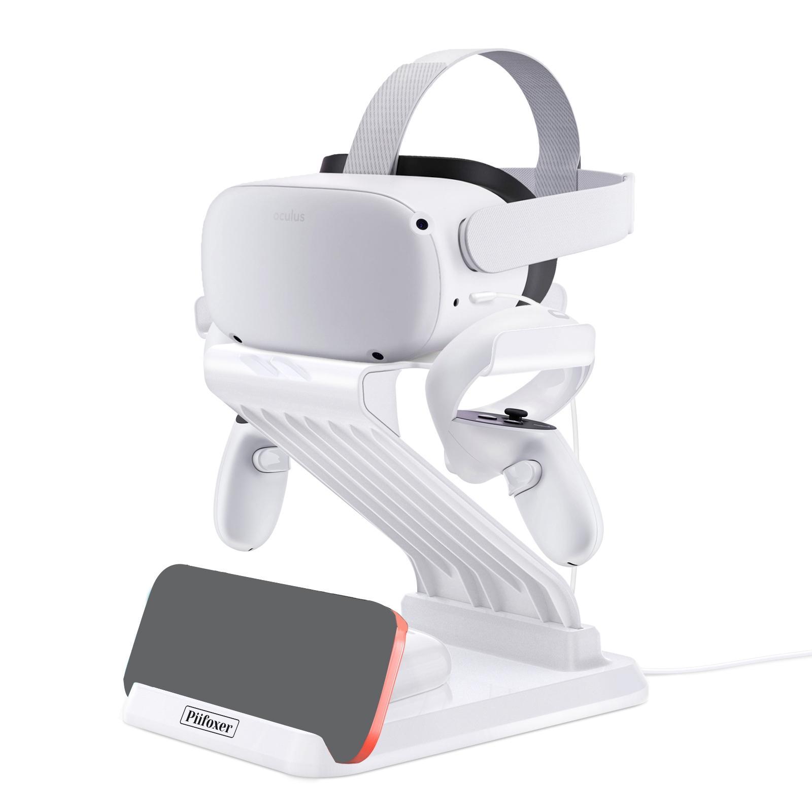 Display Stand Charging Dock for Quest 2, Spare Parts with USB C Charging Cable &amp; VR Charging Cable
