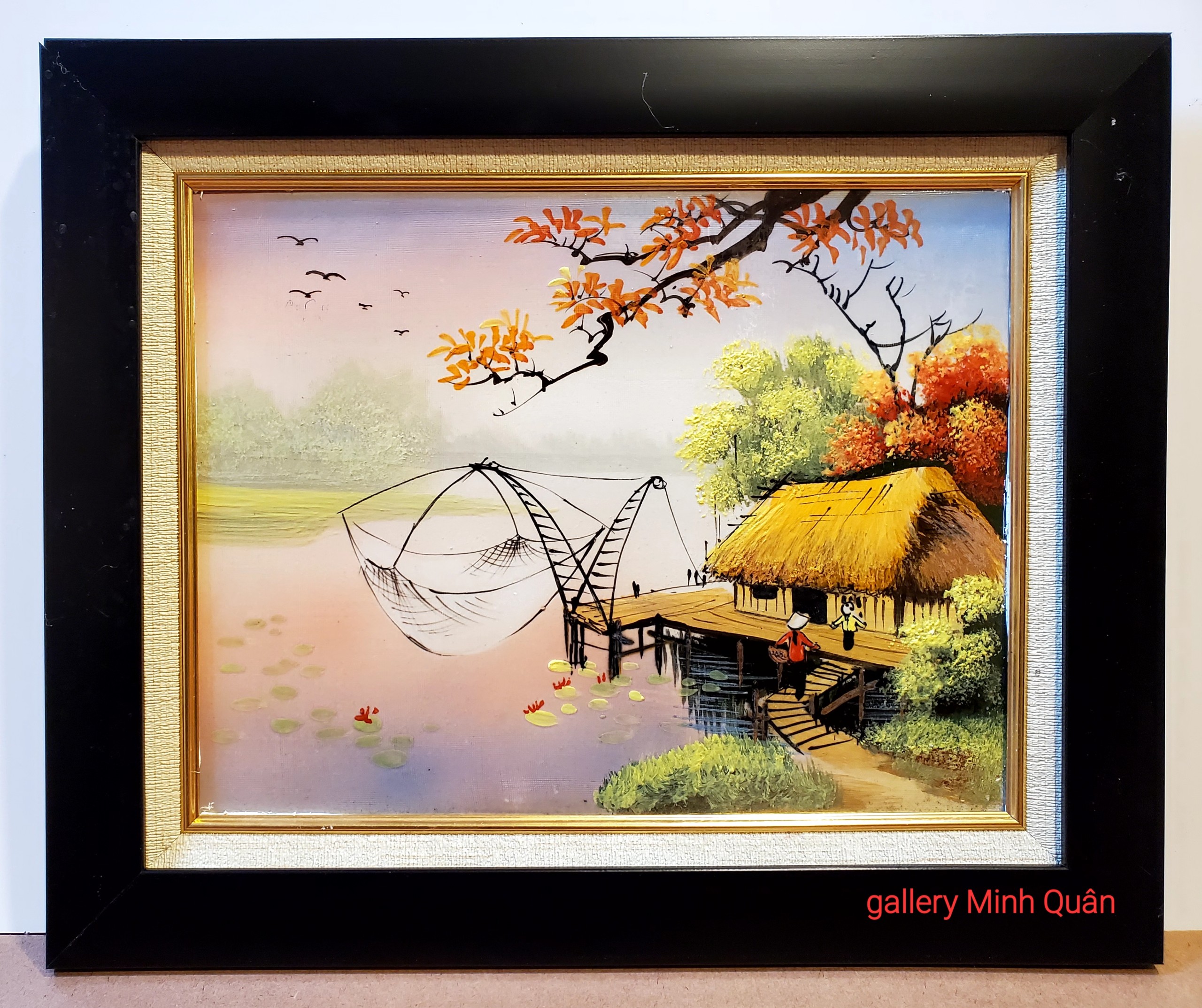 20 MẪU TRANH ĐỒNG QUÊ THANH BÌNH