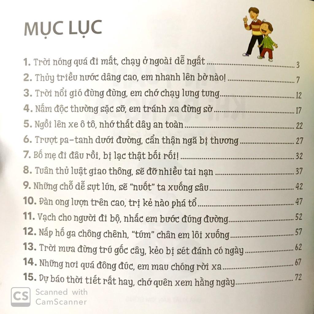 Sách - Combo 15 Bài học an toàn cho bé ( Lẻ tập ) - Kim Đồng