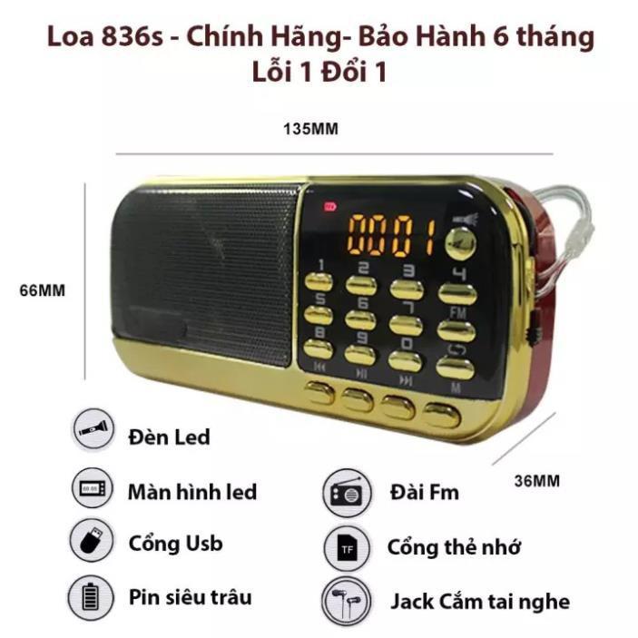 Loa Tắm Ngôn Ngữ Caraven 853 , Loa Mini Nghe Thẻ Nhớ USB, Đài FM, Đọc Kinh Phật Pháp - BH 6 tháng