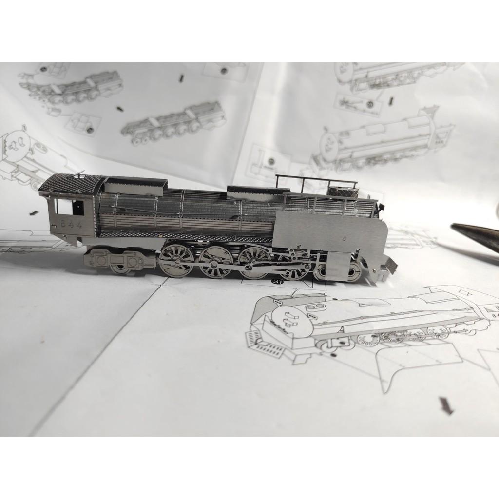 Mô Hình Lắp Ráp 3d Đầu tàu hơi nước UNION PACIFIC 844