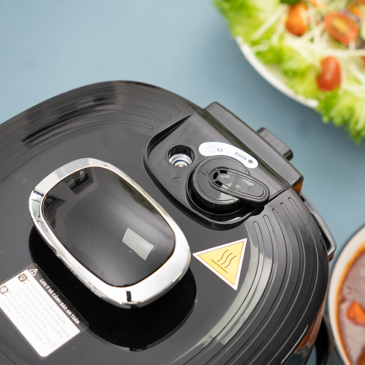 Nồi áp suất điện lòng nồi Inox 304 Kalpen P7 dung tích 3L công suất 700W bảo hành 2 năm - Hàng chính hãng