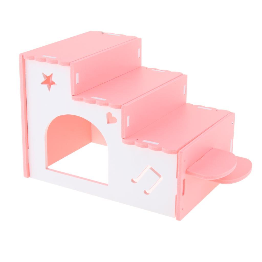 Small Animals Hamster House Cages Squirrel Villa Hut Play Toy