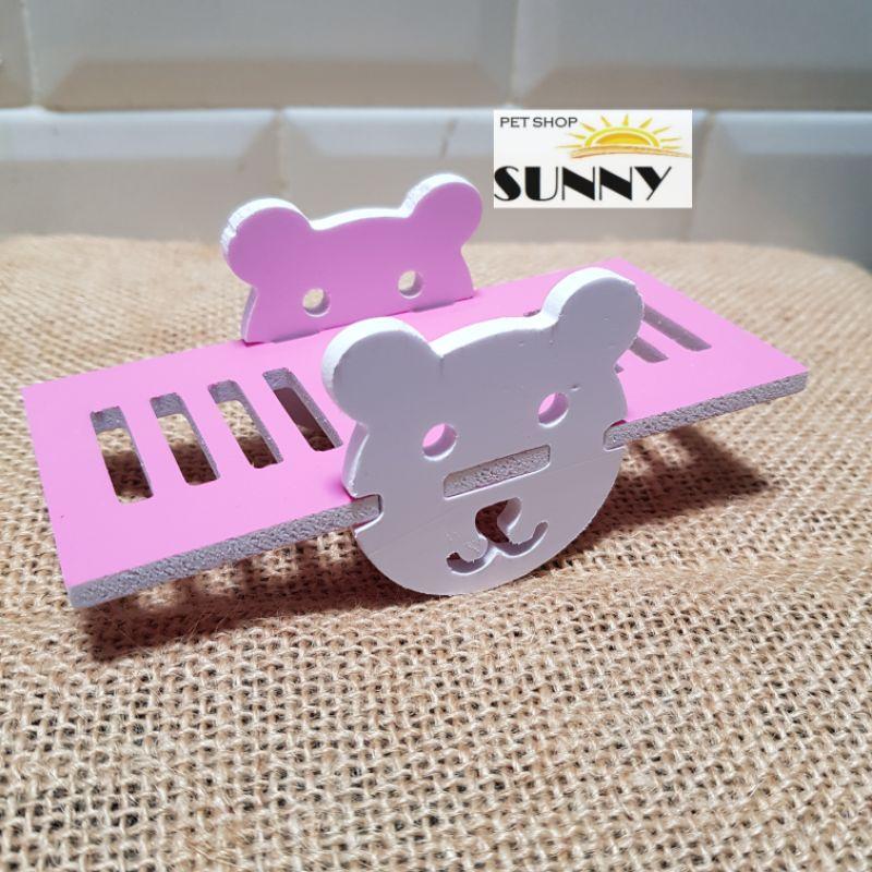 Bập bênh gỗ ép cho hamster