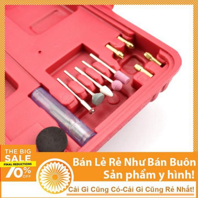 Bộ Máy Khoan, Mài Mini Đa Năng Cầm Tay - Khoan Hộp Đỏ Chất Lượng Cao