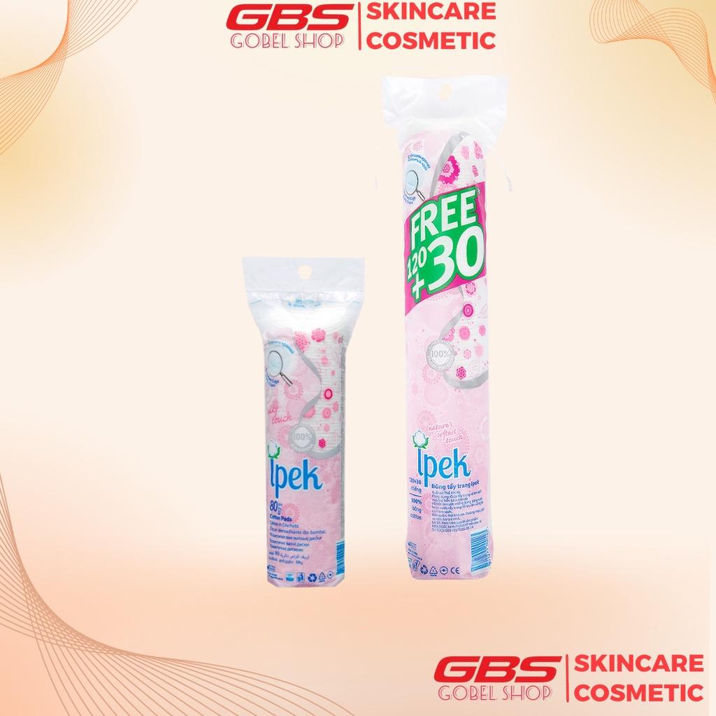 Bông Tẩy Trang IPEK 150 Miếng Thổ Nhĩ Kỳ Công Nghệ Cải Tiến Hỗ Trợ Làm Sạch Và Dưỡng Da Sâu Hơn -- Hàng Chất Lượng KST