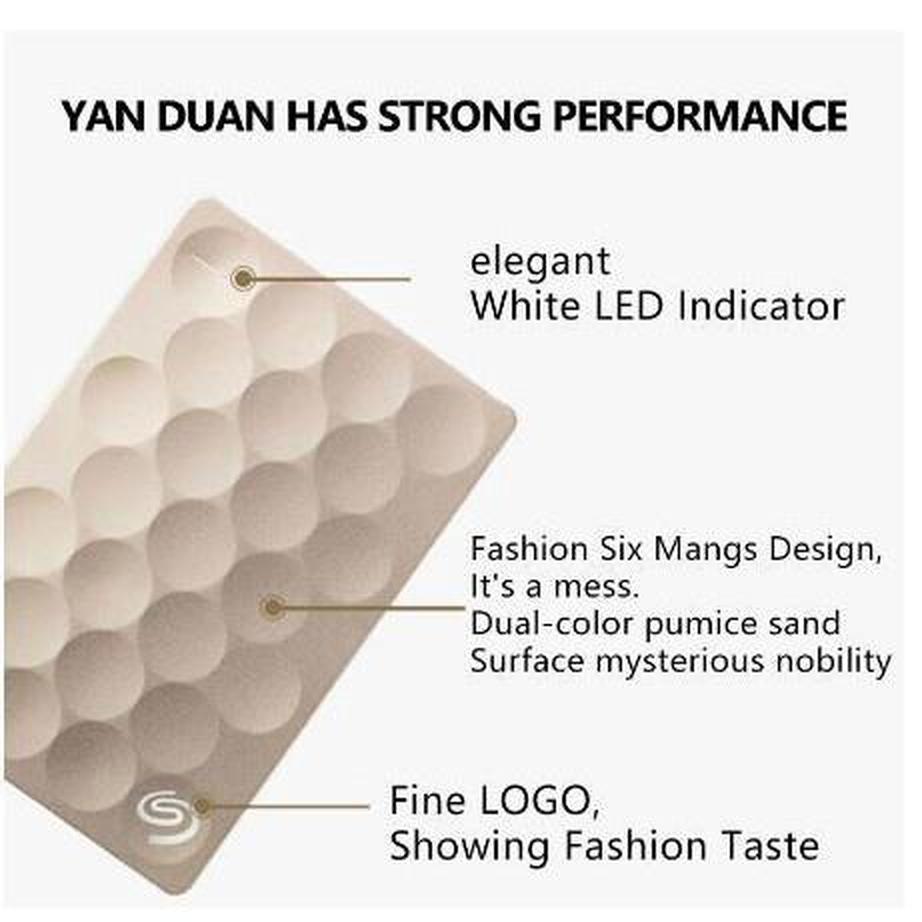 Ổ Cứng Ngoài 100% 1TB 2TB Màu Vàng / Bạc