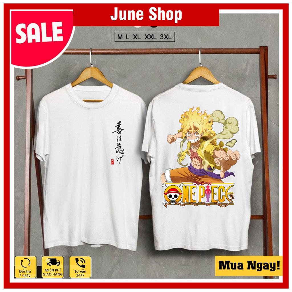 Áo phông One Piece in hình Luffy Gear 5 - BST Áo Anime Đảo Hải Tặc Siêu Đẹp, Giá Rẻ
