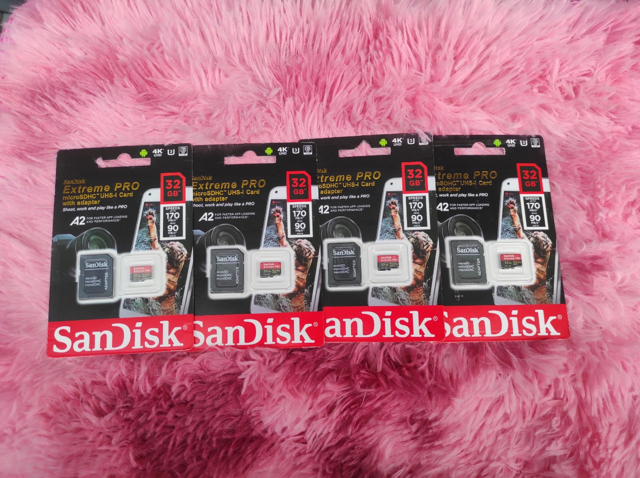 Thẻ Nhớ Sandisk Extreme Pro 32Gb Chip A2 V30 170Mb/s Hàng Chính Hãng