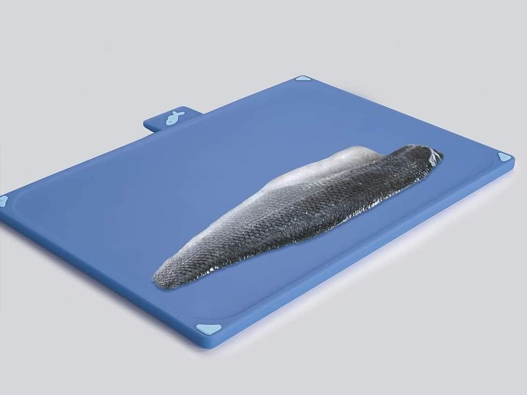 Bộ thớt kèm dao Joseph Joseph 60131 Index Regular Chopping Board Silver Hàng chính hãng