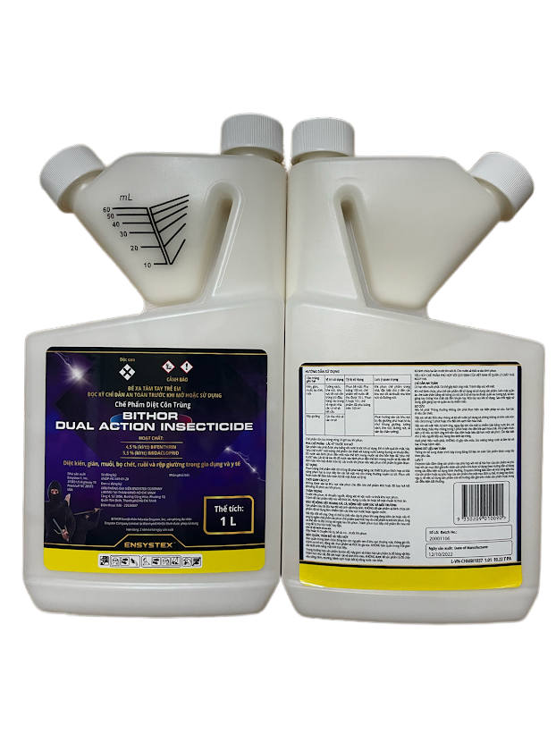 Thuốc diệt côn trùng BITHOR DUAL ACTION diệt muỗi, rệp giường, gián, kiến....