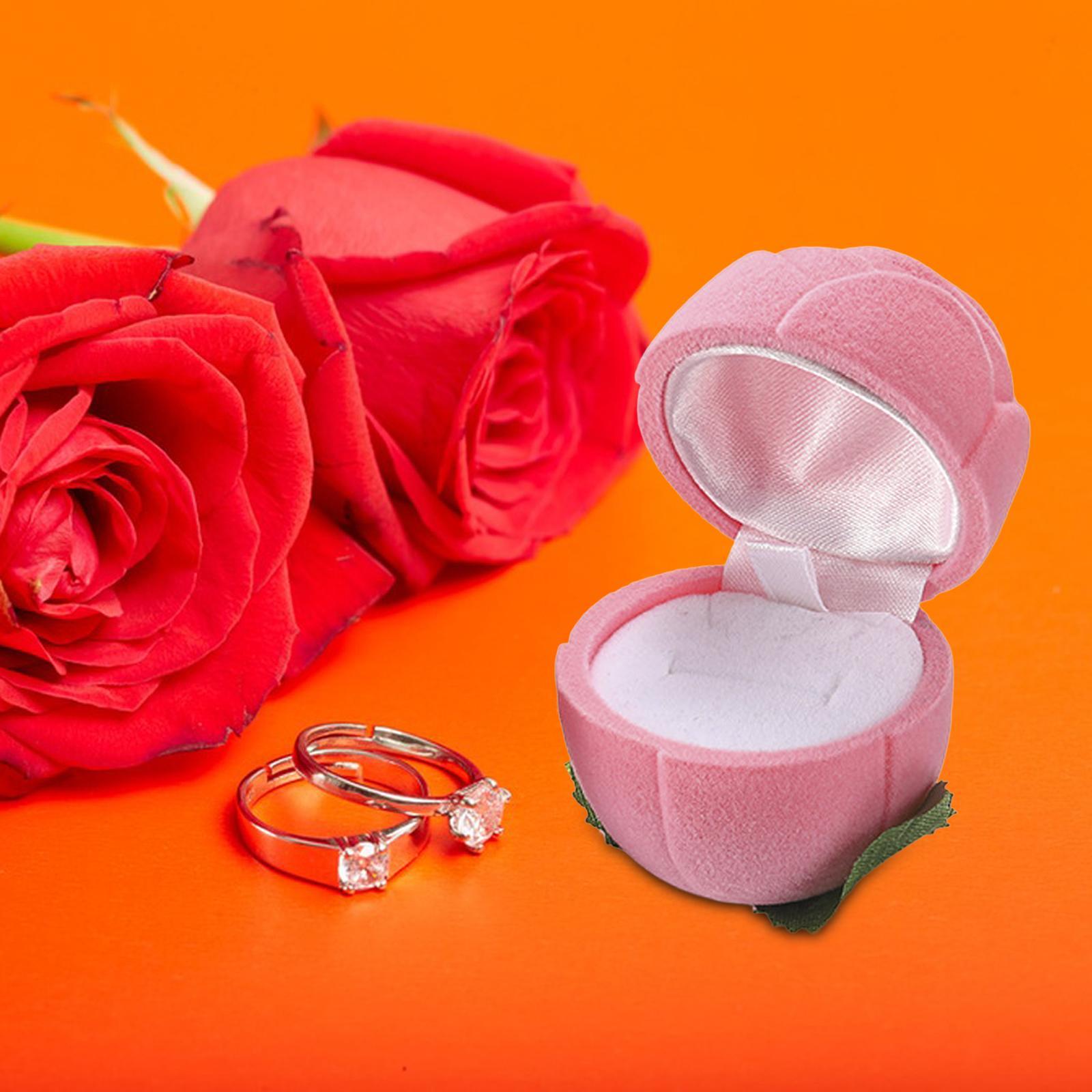 Single  Box, Rings Storage Case, Gift Box, Creative Cartoon Jewelry Storage Box,  Organizer for Wedding Engagement  Valentine's Day