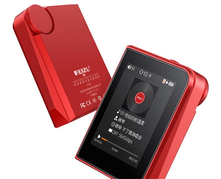 Máy Nghe Nhạc Lossless Ruizu A50 (Tằng kèm thẻ nhớ 8GB) - Hàng Chính Hãng