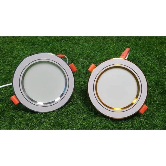 Đèn LED âm trần Downlight chuyển màu sắc 3 cơ chế 9W -  đèn trần DT