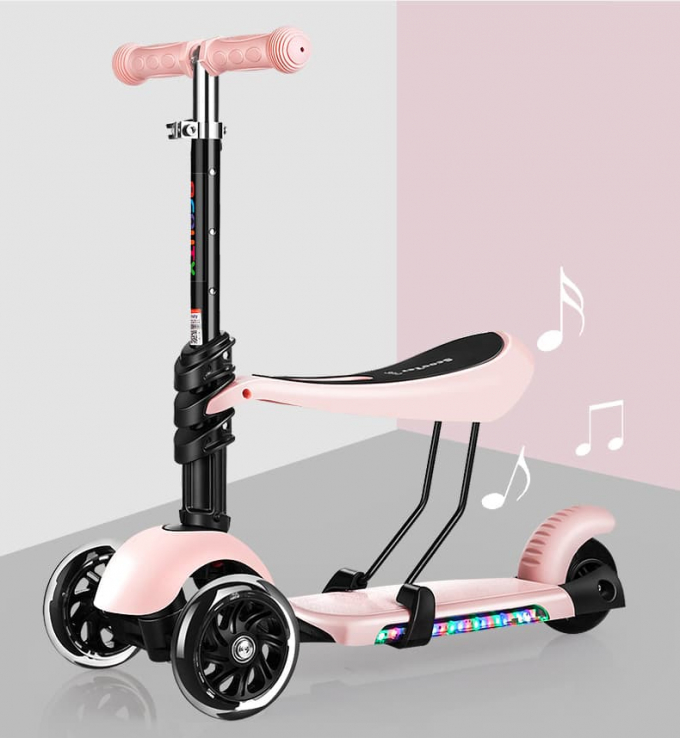 Xe scooter 3 bánh cho bé đa năng 2 in 1  045