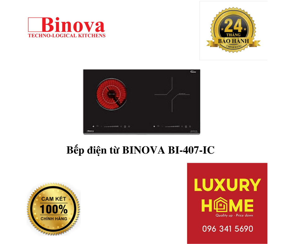 Bếp điện từ BINOVA BI-407-IC - Hàng chính hãng