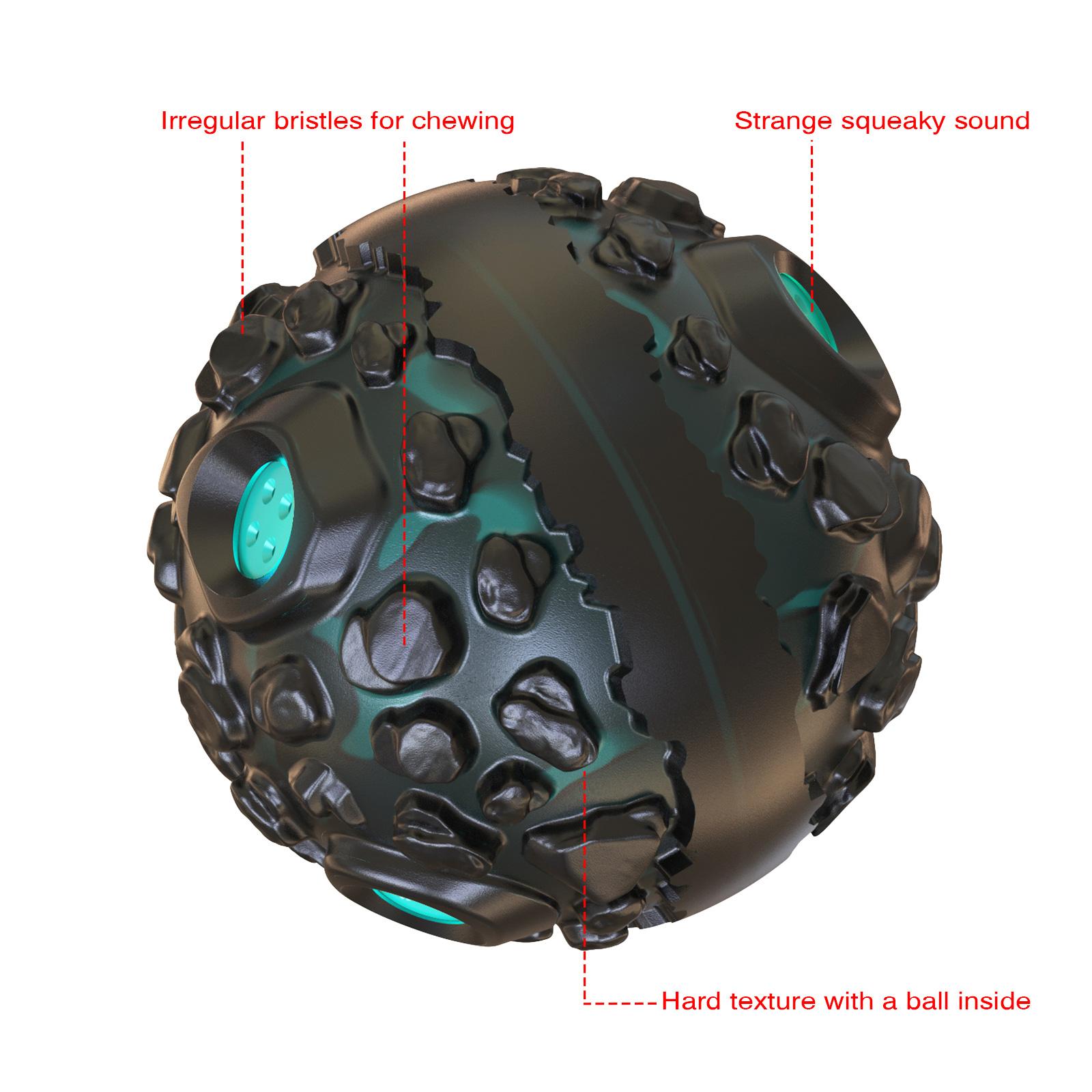 Bóng Đồ Chơi Nhai Gặm Làm Sạch Răng Cho Chó Squeaky Dog Toy Ball