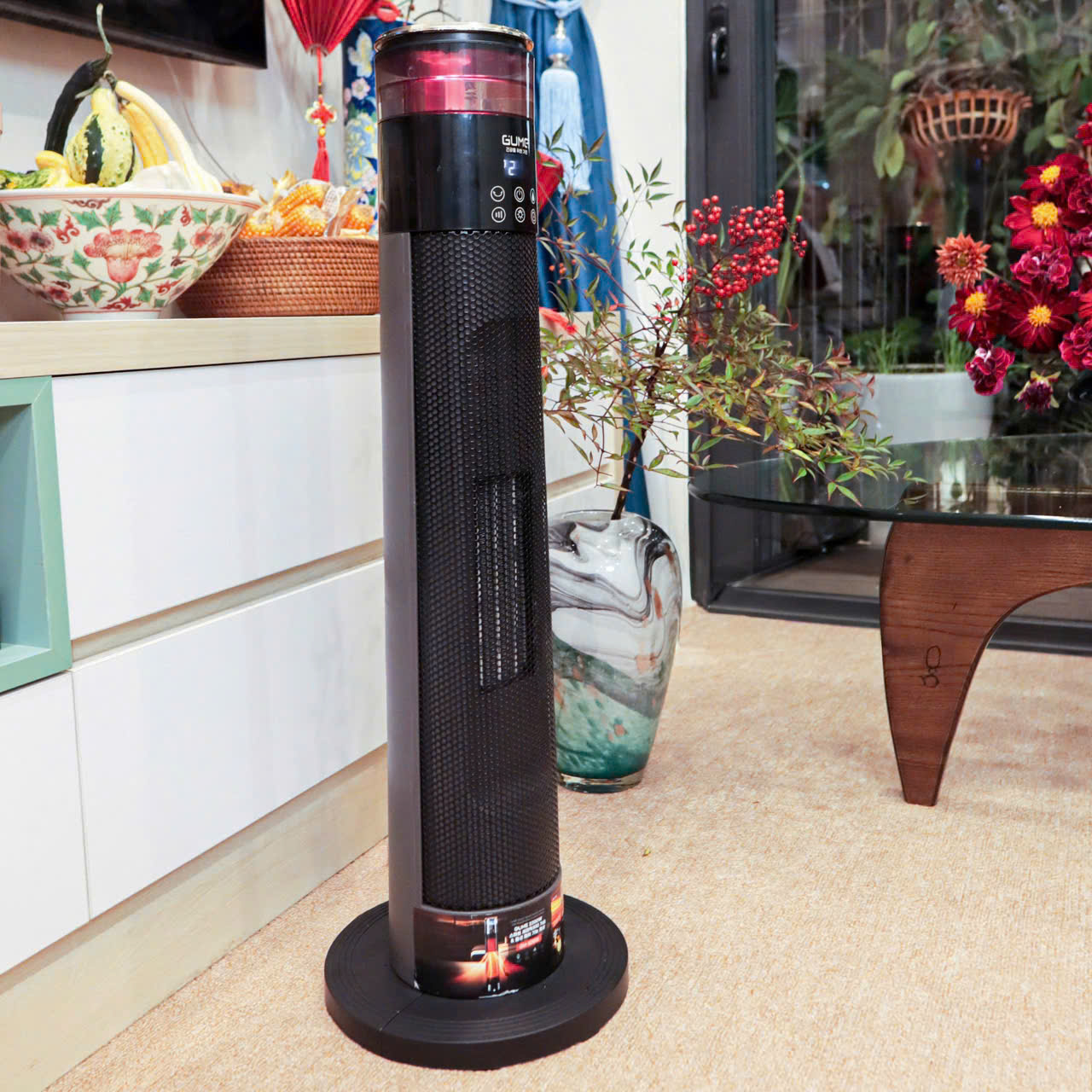 Máy sưởi gốm kèm bù ẩm thông minh ra lệnh bằng giọng nói thương hiệu Hàn Quóc GM-S2558 - Bảo hành 12 tháng - Hàng chính hãng