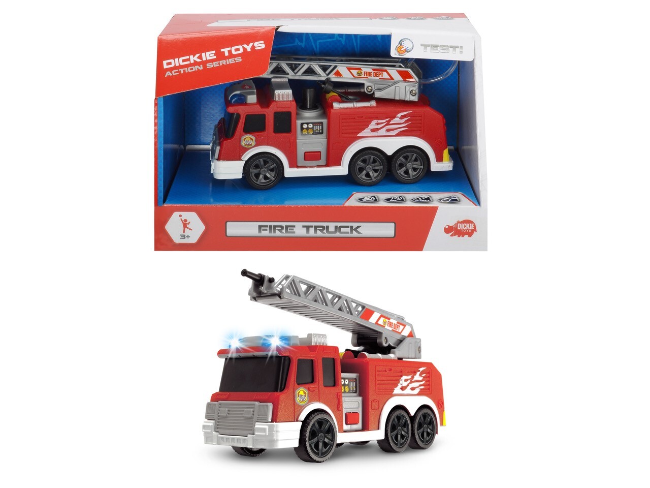 Đồ Chơi Xe Cứu Hỏa Fire Truck Dickie Toys (15cm) 203302014