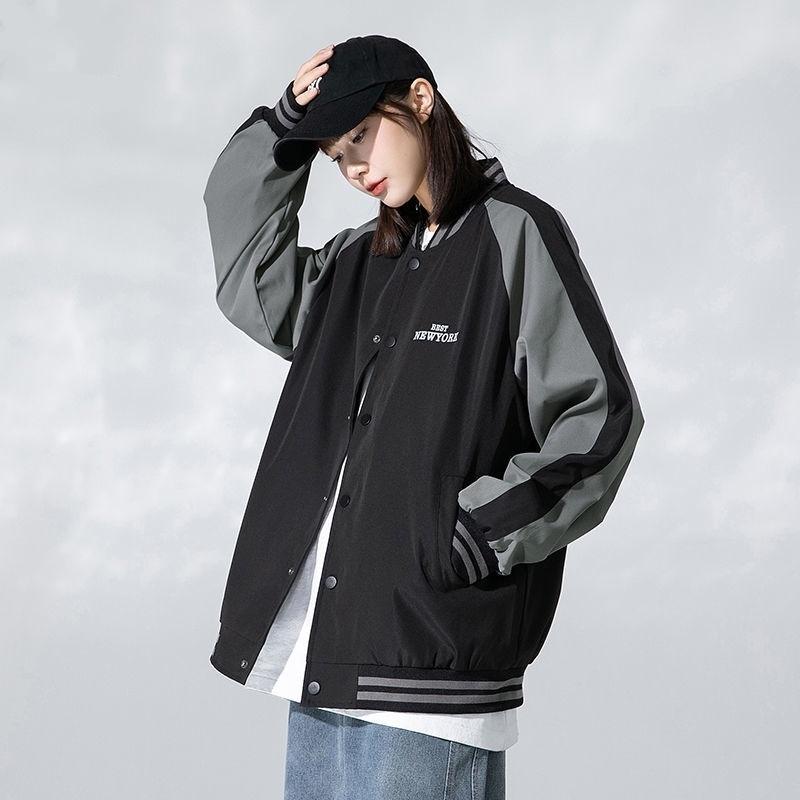 ÁO KHOÁC BOMBER UNISEX- ÁO KHOÁC BÓNG CHÀY BEST NEWYORK 2 LỚP CHẤT LIỆU DÙ 2 LỚP PHONG CÁCH Ulzzang