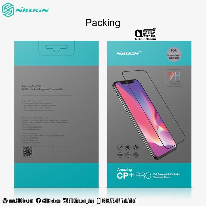 KÍNH CƯỜNG LỰC DÀNH CHO ĐIỆN THOẠI SAMSUNG GALAXY S20 FE NILLKIN CP+PRO 2.5D