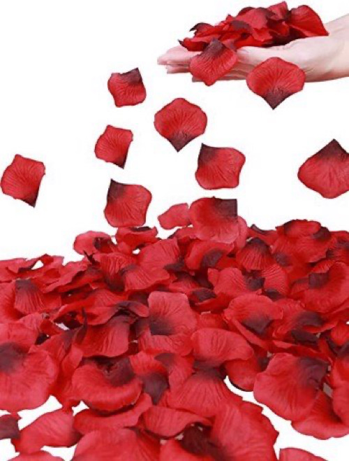 Cánh hoa hồng trang trí Valentine combo set vlt06