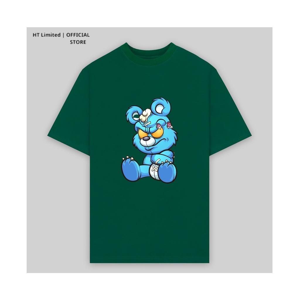 Áo thun thiết kế Unisex họa tiết bear basic local brand, Cotton Cao Cấp 100%
