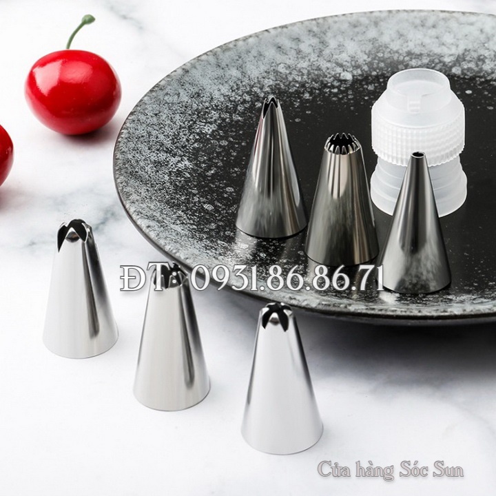 Bộ 6 chuôi bắt bông kem – Mã số 1053