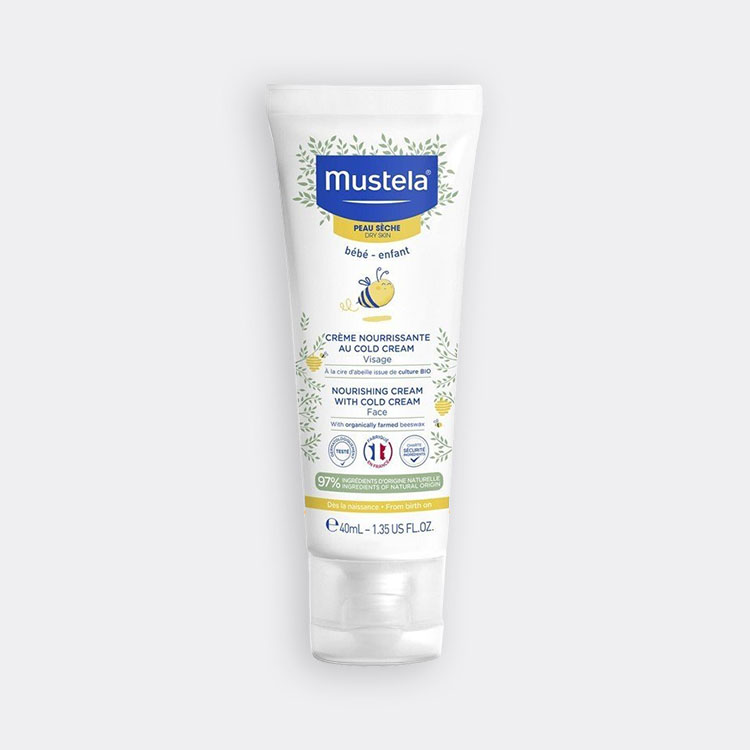 Kem Dưỡng Da Mặt Cho Trẻ Sơ Sinh Và Em Bé Da Khô Mustela (40ml)