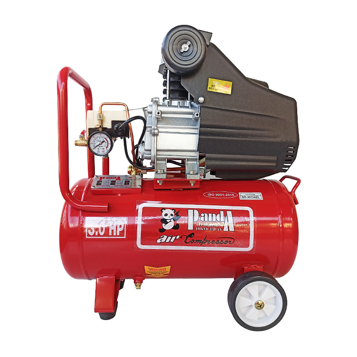 Máy Nén Khí Có Dầu Panda 3.0 HP 30L, máy nén khí mini, may nen khi 100% dây đồng