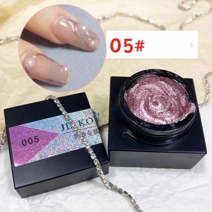 Gel vẽ nail viền móng nhũ siêu sáng 1104