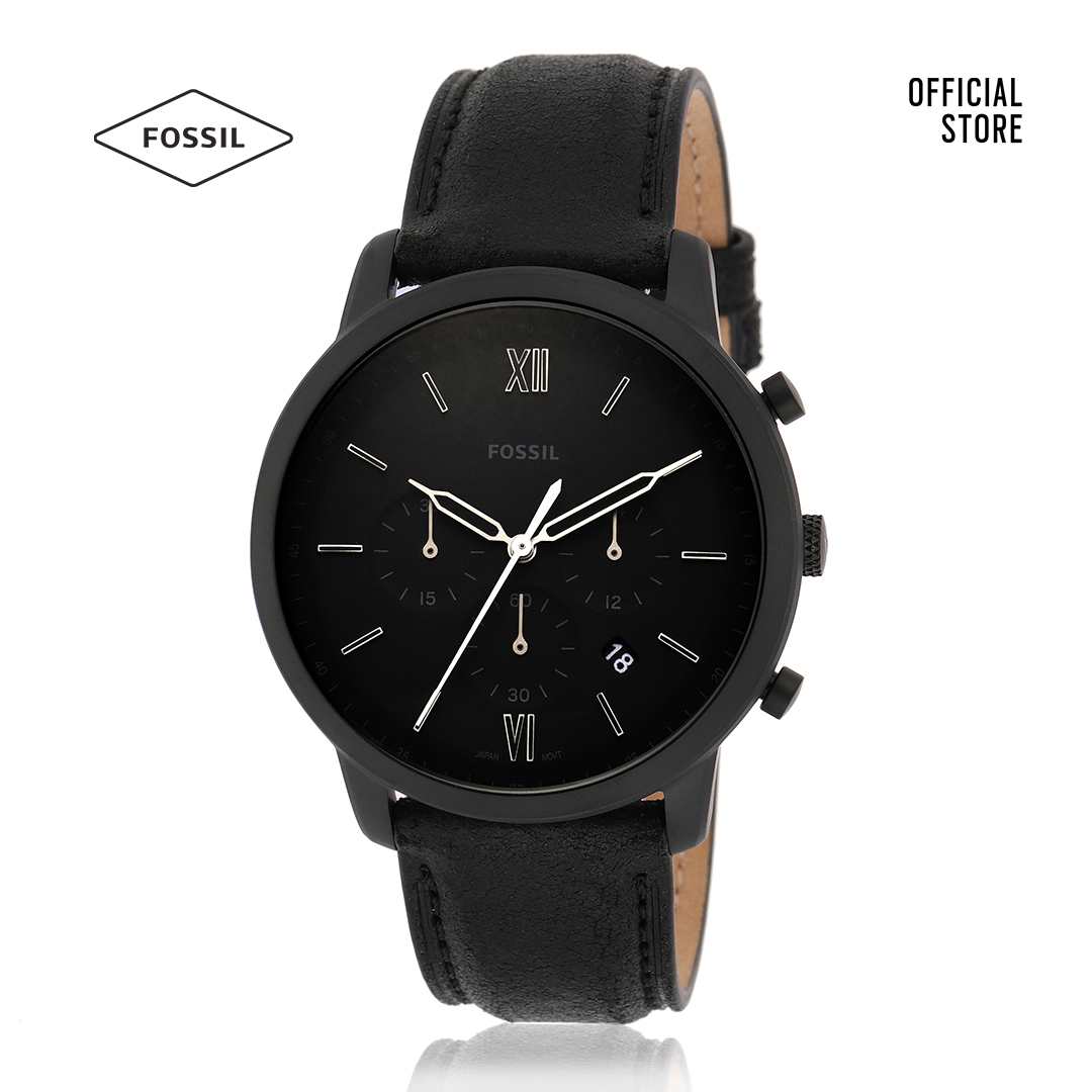 Đồng hồ nam Fossil NEUTRA CHRONO dây da FS5503 - đen