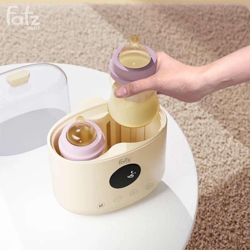 Máy hâm sữa siêu tốc và tiệt trùng 2 bình Fatzbaby Duo 8 FB3062SJ - Hàng Chính Hãng