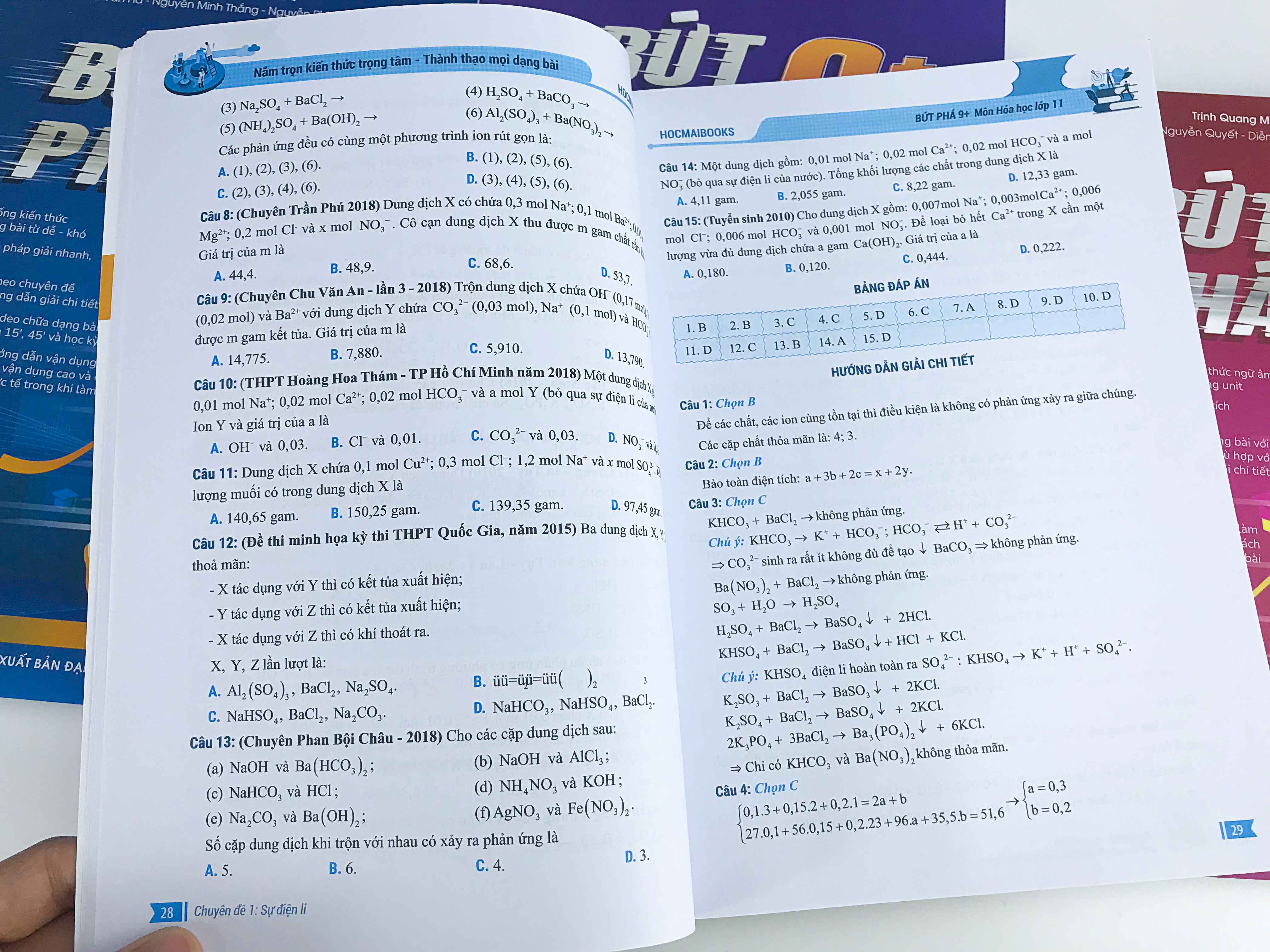 Sách Bứt Phá 9+ Môn Hóa Học Lớp 11