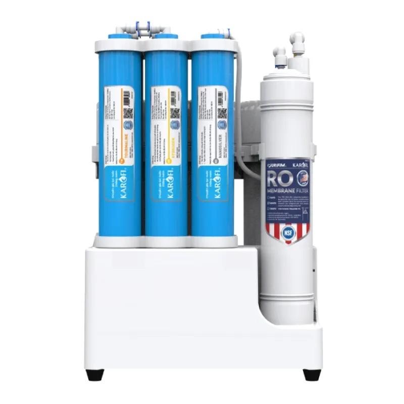 Máy Lọc Nước Để Gầm Karofi KAQ-U03 Pro, Lõi RO Purifim Mỹ - 10 Lõi Lọc Bù Khoáng Hydrogen, Hàng Chính Hãng