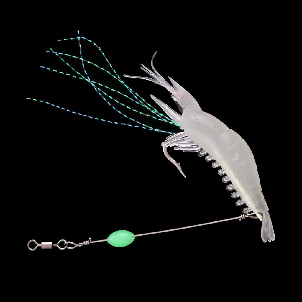 Shrimp Fishing Lure Luminous Shrimp Bait Sea Fishing Tackle Accessories Durable and Not Easy to Rust