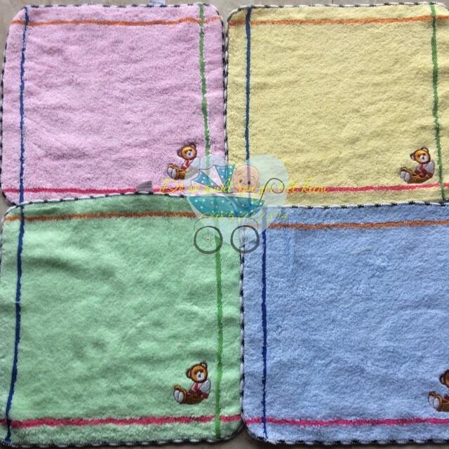 Khăn mặt cotton in hình thêu