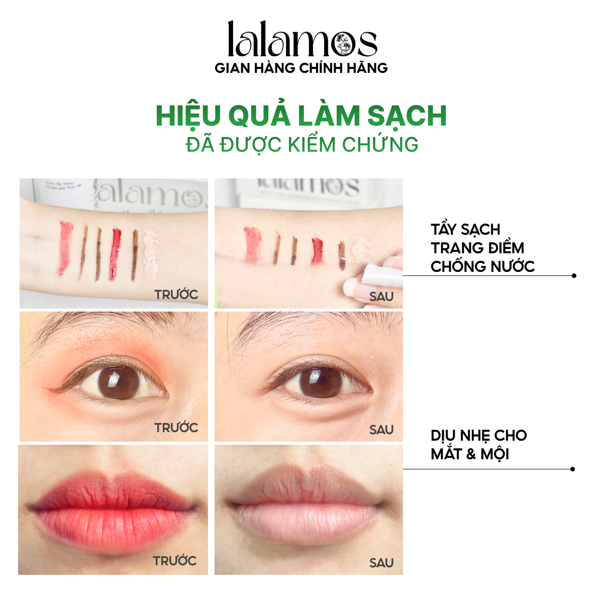 Nước Tẩy Trang Lalamos Đài Kim Ngân Hoa Sạch Sâu Mini Size - 50ml