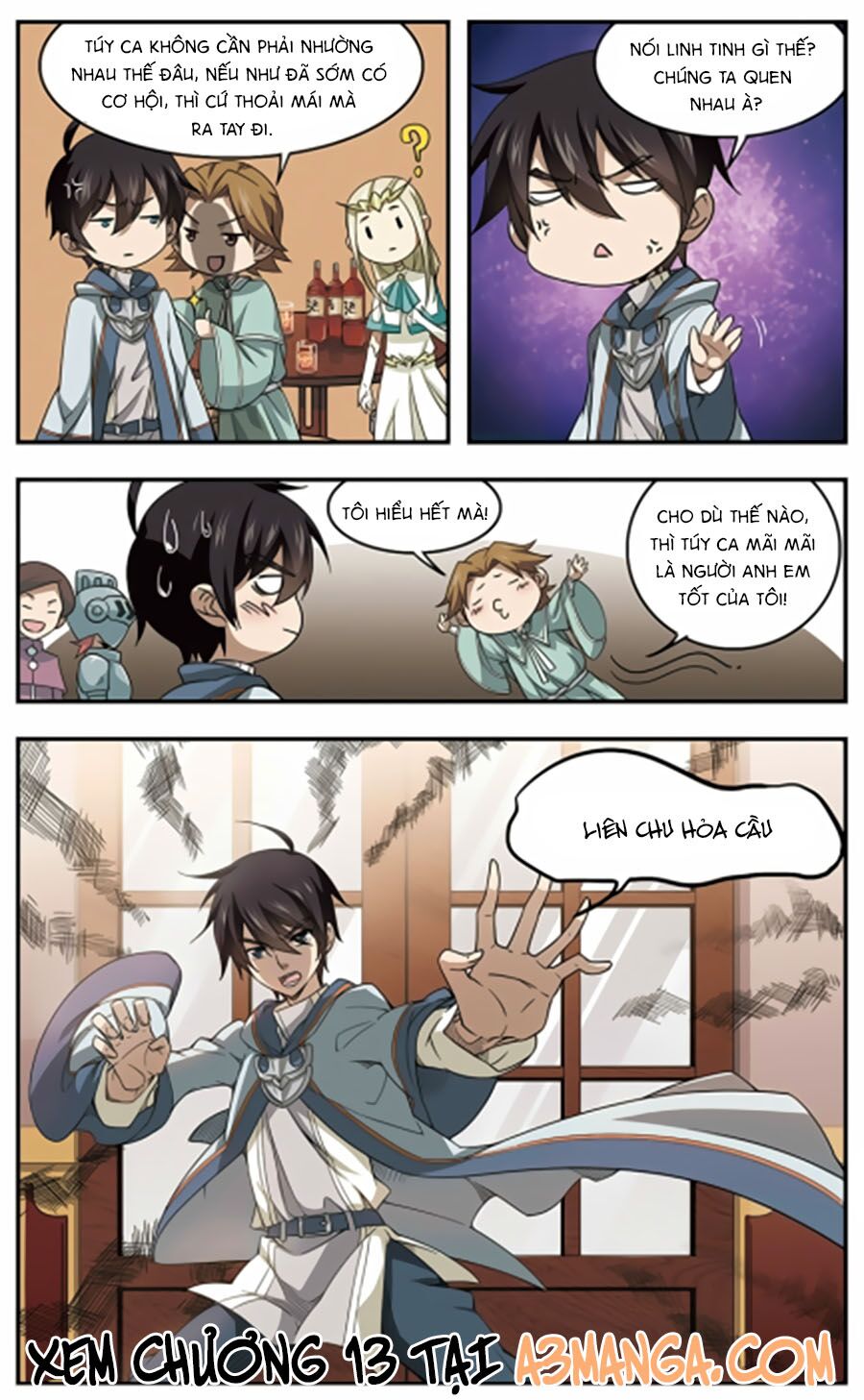 võng du chi cận chiến pháp sư chapter 12 13