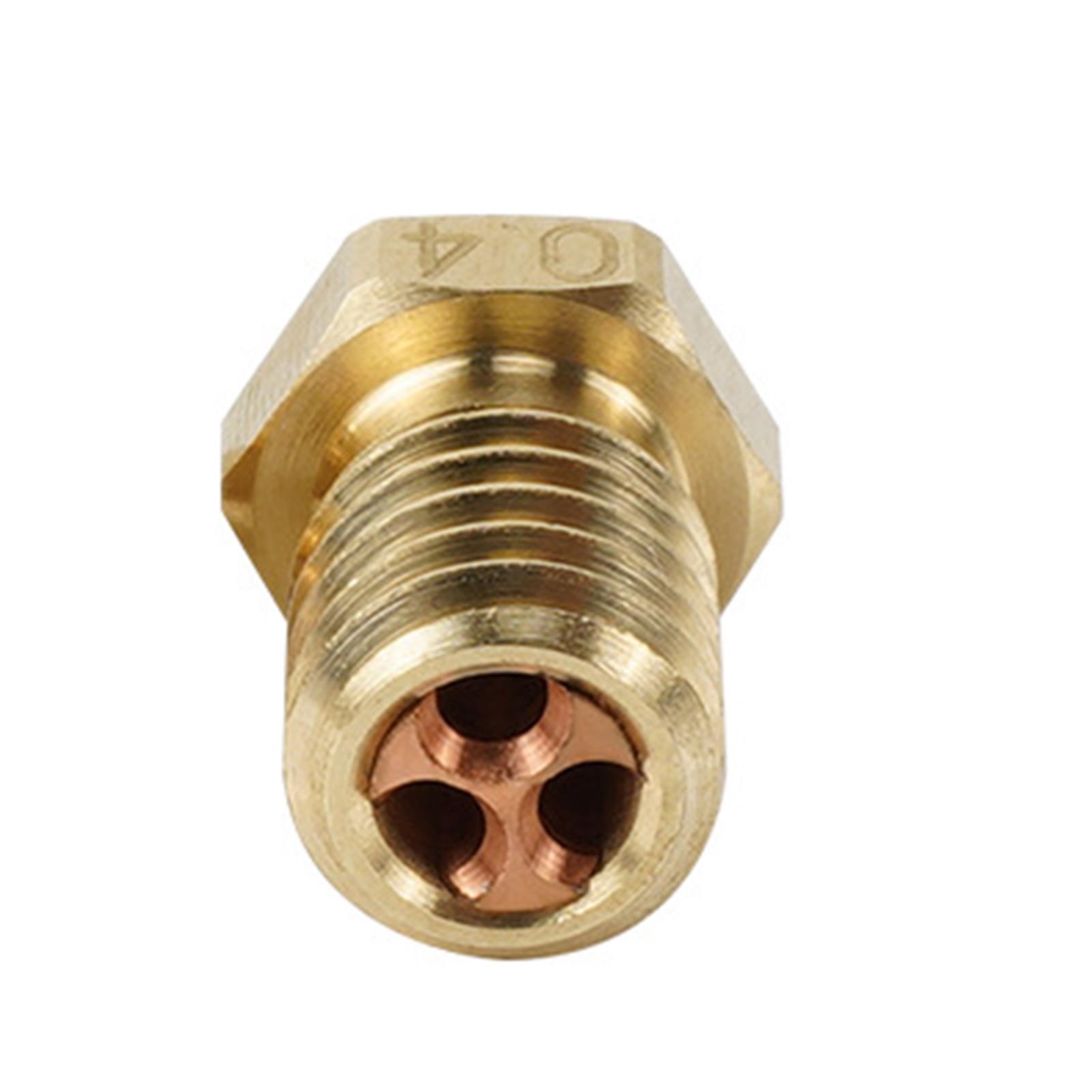 Solid High Speed Nozzle Easy to Use High Temperature Brass for Filament