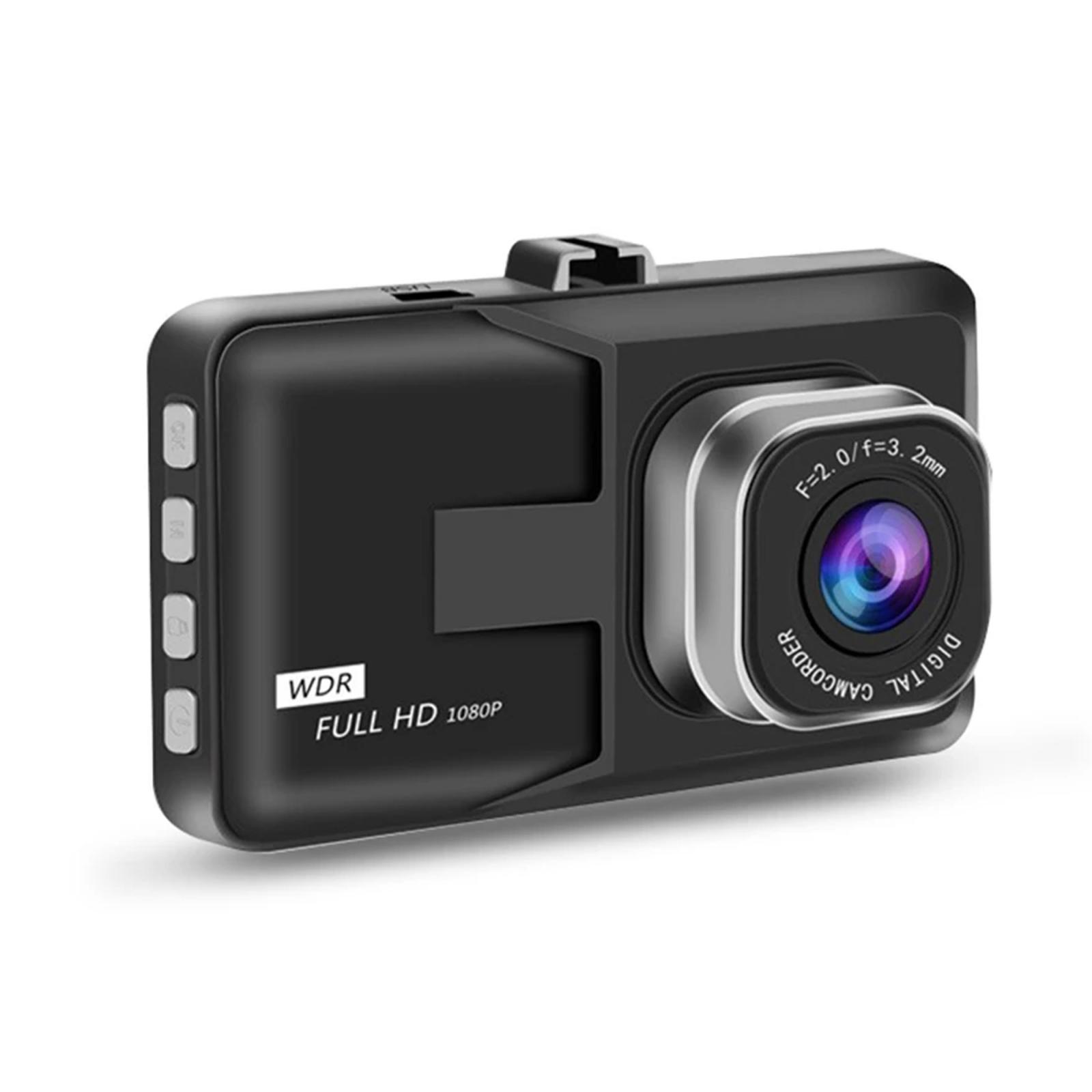 Full HD 1080P Car Driving Dash Cam, Auto G-Sensor, 3" LCD 170° Wide Angle Night Vision, Loop Recording, Single Front Digital Dashboard