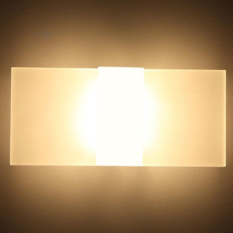 Đèn ngủ LED gắn tường 6W hình chữ nhật phong cách tối giản
