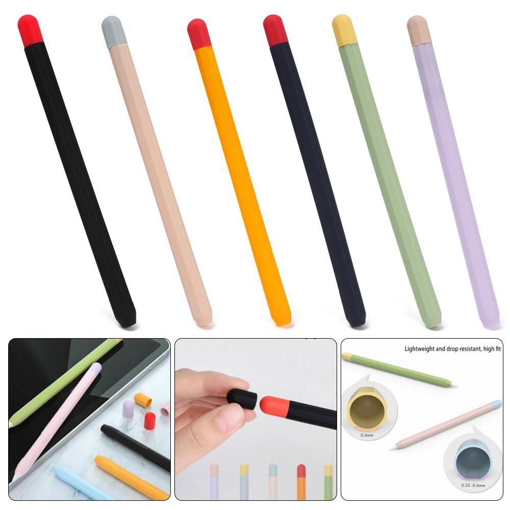 ☆YOLA☆ Soft Protective Case Portable Stylus Cover Touch Pen Covers Candy Color Silicone Styluspen Dust Proof Shockproof Non Slip pencil skin/Multicolor